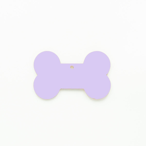 Dog Bone Christmas Ornament with Hole Violet | 3mm Acrylic DIY Blanks Melbourne