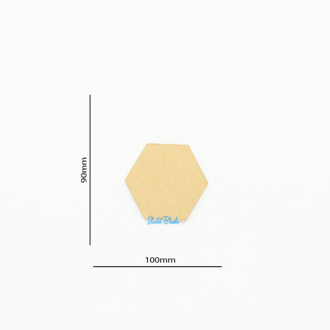 Hexagon Disc Blank 100mm Diameter | 2mm Acrylic DIY Blanks Melbourne