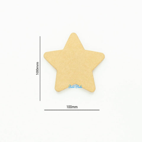 Star Disc Blank 100mm Diameter | 2mm Acrylic