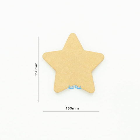 Star Disc Blank 150mm Diameter | 2mm Acrylic Melbourne Australia