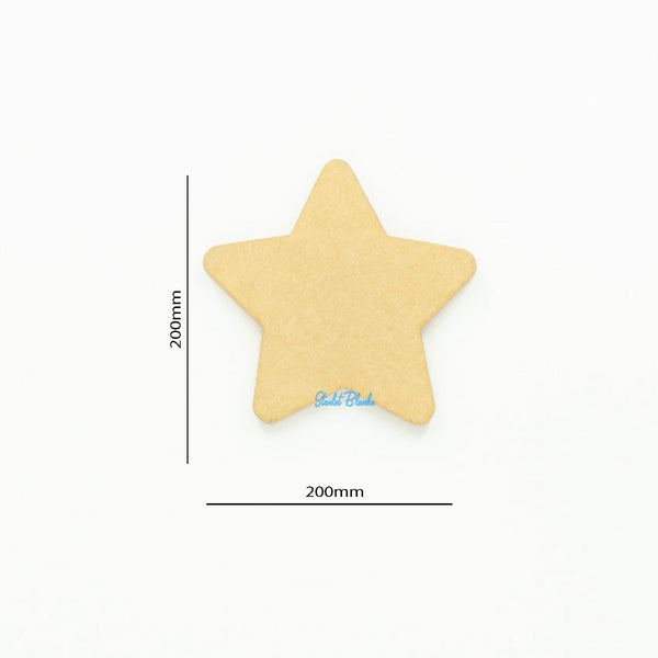 Star Disc Blank 200mm Diameter | 2mm Acrylic