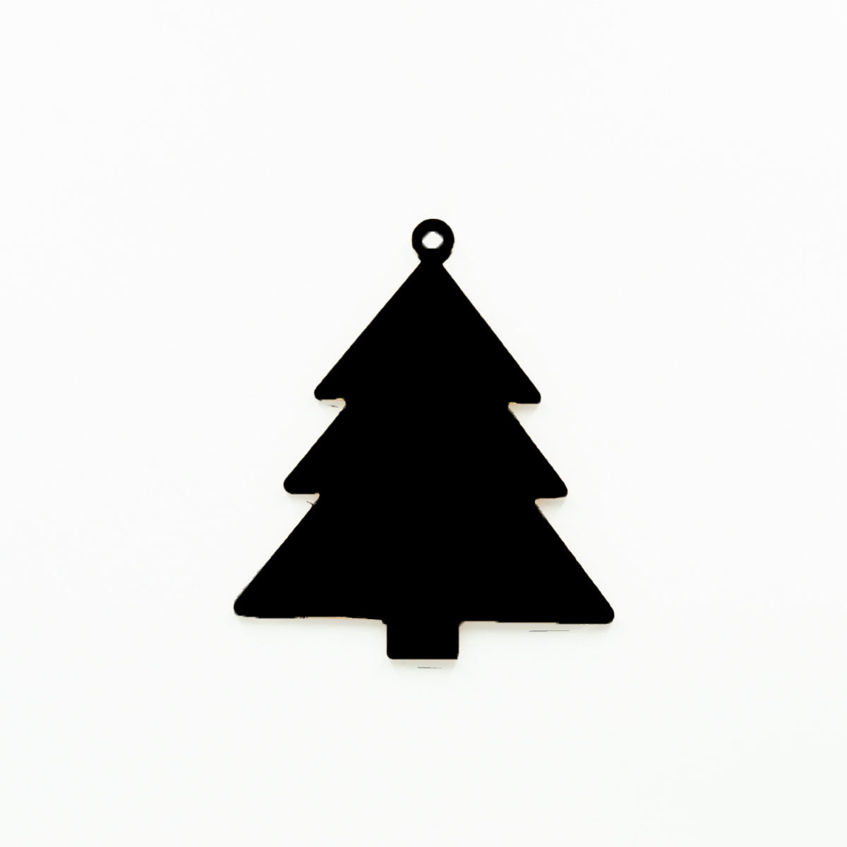 Christmas Tree Ornament with Hole | 2mm Acrylic Laser Cut Blank